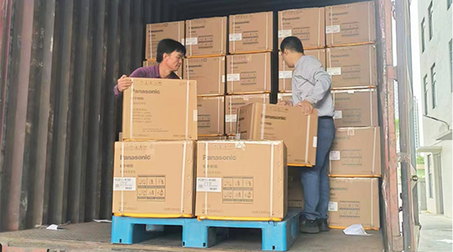 發(fā)貨抓速度！金環(huán)電器第一時間完成松下滾筒干衣機發(fā)貨